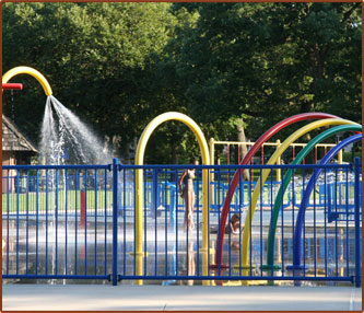 With more than 30 spray features, the Splash Pad has become one of the region's most popular water attractions and is open seven days a week during the summer months.  