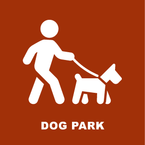 Clicking on this icon takes you to information about the Dog Park at Wicker Memorial Park, the rules, hours, location and costs.